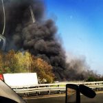 Fire on the way to Hamburg 2014